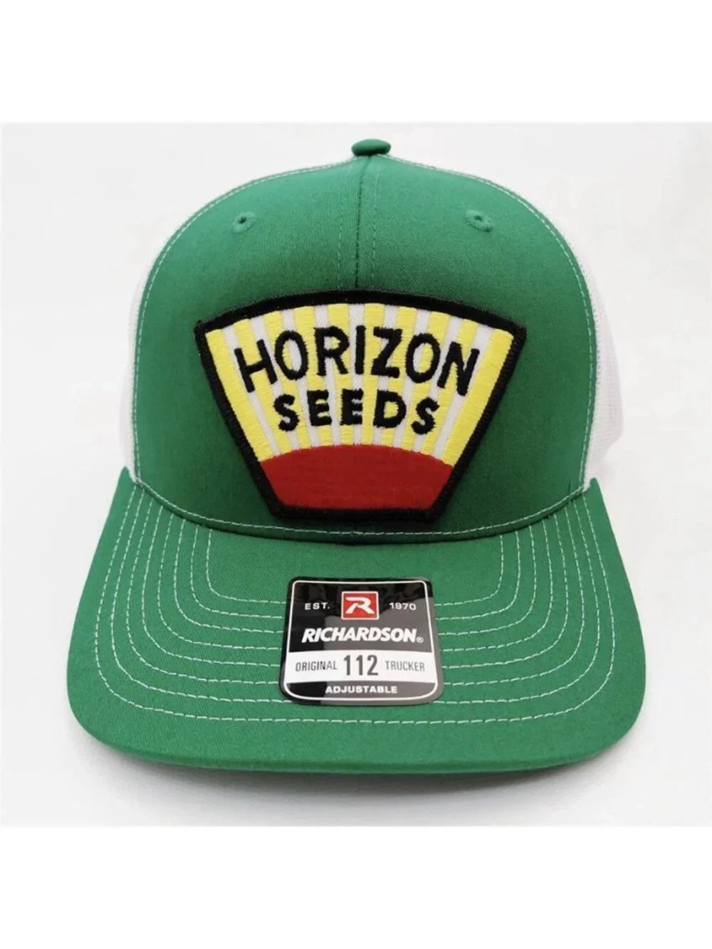 Retro Horizon Seeds Embroidered Patch Trucker Hat Richardson 112 Cap New Farmer